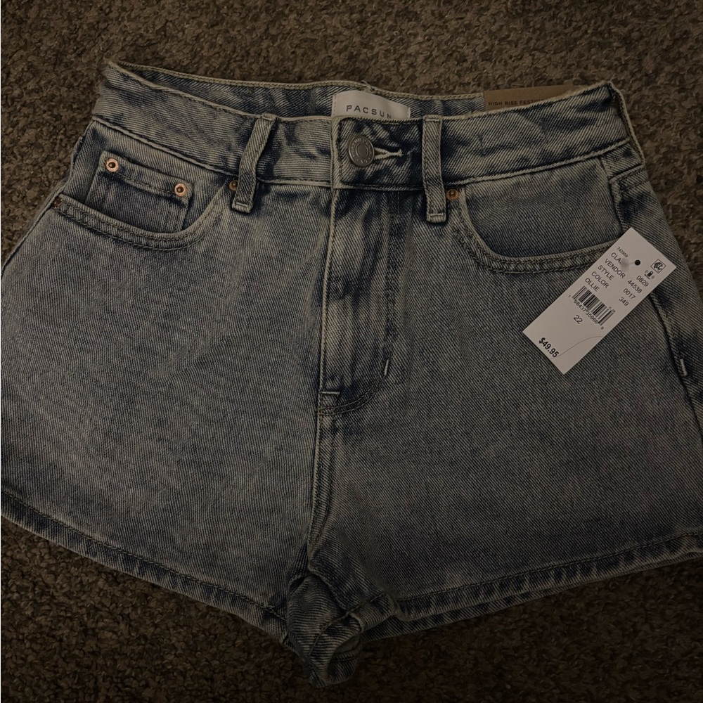 PacSun Women's Jean Shorts - Washed Gray